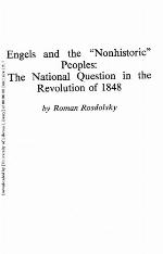 Engels and the "nonhistoric" peoples : the national question in the Revolution of 1848