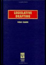 Legislative Drafting Vol I