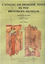 Catalog Of Demotic Texts In The Brooklyn Museum (Oriental Institute Communications) (Oriental Institute Communications)
