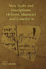 New Seals and Inscriptions, Hebrew, Idumean and Cuneiform