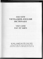 The New Vietnamese-English Dictionary