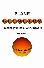 Plane Geometry Practice Workbook with Answers (Master Essential Geometry Skills 1)