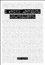 I Write Artist Statements