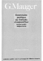 Grammaire Pratique Du Francais D'aujourd'hui