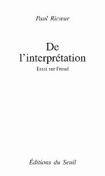 De l'interprétation : essai sur Freud