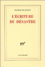 L'écriture du desastre