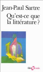 Qu'est-ce Que La Littérature (Folio Essais)