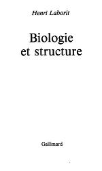 Biologie et structure