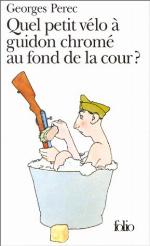 Quel petit vélo à guidon chromé au fond de la cour ?