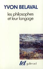 Les philosophes et leur langage