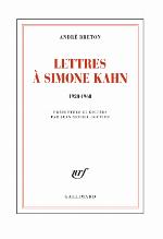 Lettres à Simone Kahn : 1920-1960