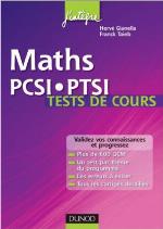 Maths PCSI-PTSI Tests de cours : Validez vos connaissances et progressez!