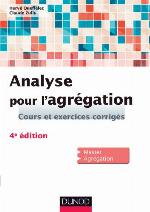 Analyse pour l'agrégation