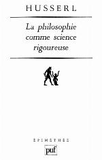 La Philosophie Comme Science Rigoureuse