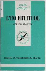 L'incertitude