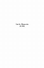 Lire les Manuscrits de 1844