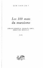 Les 100 mots du marxisme