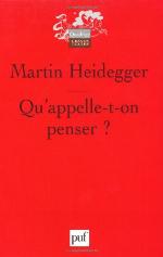 Qu'appelle-t-on penser?
