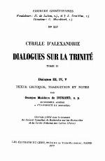 Dialogues Sur La Trinité