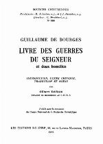 Livre Des Guerres Du Seigneur Et Deux Homelies