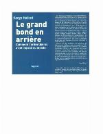 Le Grand Bond En Arrière