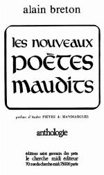 Les nouveaux poètes maudits : Anthologie. Préf. d'André Pieyre de Mandiargues
