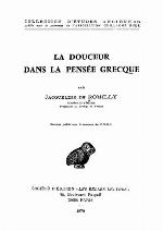 La douceur dans la pensée grecque