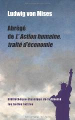 Abrégé de L'action humaine traité d'économie