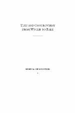 Text and Controversy from Wyclif to Bale : Essays in Honour of Anne Hudson