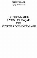 Lexicon Latinitatis Medii Aevi
