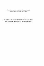 Tipologia de la literatura médica latina. Antigüedad, edad media, renacimiento