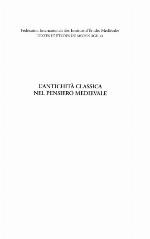 L'Antichità classica nel pensiero medievale