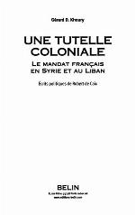 Une tutelle coloniale 
