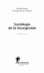 Sociologie de la bourgeoisie