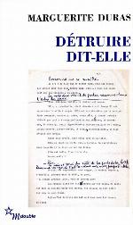 Détruire, dit-elle