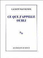 Ce que j'appelle oubli