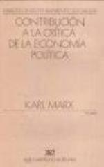 Contribucion a La Critica De La Economia Politica