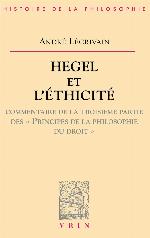 Hegel Et L'Ethicite