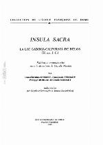 Insula sacra : la loi Gabinia-Calpurnia de Délos (58 av. J.-C.)
