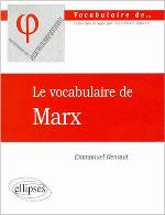 Le Vocabulaire De Marx