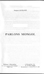 Parlons Mongol