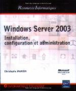 Windows Server 2003 (French Edition)