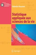 Statistique appliquée aux sciences de la vie