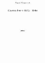 Contest divers 1875 - 1880