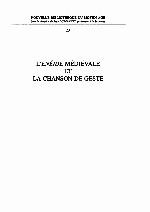 Enéide médiévale et la chanson de geste