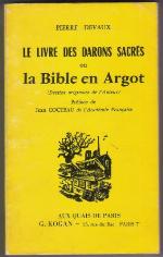 Le livre des darons sacrés ou La Bible en argot