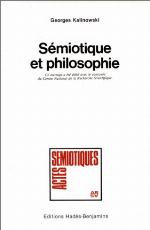 Sèmiotique Et Philosophie