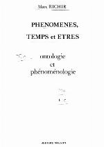 Ontologie et phénoménologie