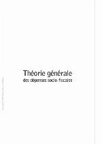 Théorie générale des dépenses socio-fiscales