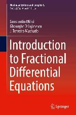 Introduction to Fractional Differential Equations (Nonlinear Systems and Complexity)